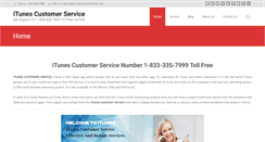 Desktop Screenshot of itunescustomerservice.com